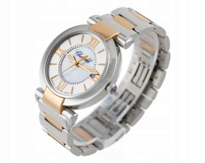 CHOPARD IMPERIALE STEEL/ROSE GOLD 18K SILVER/MOP PEARL DIAL REF. 388532-6002