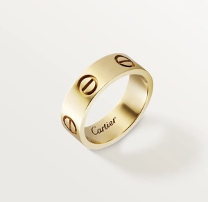 OBRĄCZKA CARTIER LOVE ŻÓŁTE ZŁOTO ROZMIAR 65