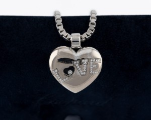 CHOPARD HAPPY DIAMONDS LOVE HEART NASZYJNIK