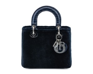 LADY DIOR WELUROWA ZE SKÓRĄ ALIGATORA