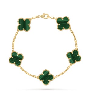 VAN CLEEF & ARPELS VINTAGE ALHAMBRA MALACHITE