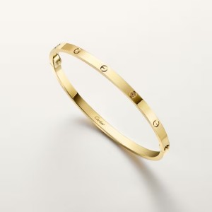 CARTIER LOVE SMALL MODEL YELLOW GOLD ROZMIAR 16