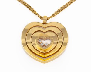 Naszyjnik Chopard Happy Diamonds Hearts