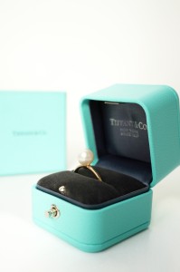 Pierścionek z perłą Tiffany&Co.